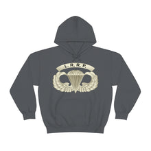 Load image into Gallery viewer, Unisex Heavy Blend Hooded Sweatshirt - Army - LRRP - Basic Airborne Badge w LRRP Tab X 300