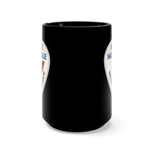 Load image into Gallery viewer, Black Mug 15oz - Police Nationale France Police Patch Blanc