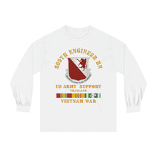 Load image into Gallery viewer, Unisex Classic Long Sleeve T-Shirt - Army - 809th Engineer Bn - Thailand W Vn Svc X 300