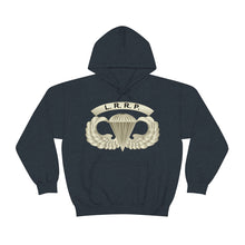 Load image into Gallery viewer, Unisex Heavy Blend Hooded Sweatshirt - Army - LRRP - Basic Airborne Badge w LRRP Tab X 300