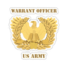 Load image into Gallery viewer, Kiss-Cut Stickers - Army - Emblem - Warrant Officer