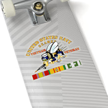 Load image into Gallery viewer, Kiss-Cut Stickers - Navy - Seabee - Vietnam Veteran - Step VN VET