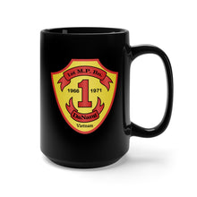 Load image into Gallery viewer, Black Mug 15oz - USMC - 1st Military Police Battalion wo Txt