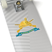 Load image into Gallery viewer, Kiss-Cut Stickers - Army - 3d Infantry Regiment - DUI w Br - Ribbon X 300