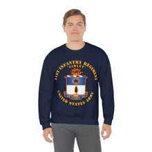 Load image into Gallery viewer, Unisex Heavy Blend Crewneck Sweatshirt - Army - 21st Infantry Regt - Gimlet