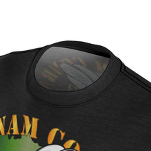 Load image into Gallery viewer, Unisex AOP Cut & Sew Tee - US Navy Seabee - Vietnam Veteran with Bee and Vietnam Service Ribbons