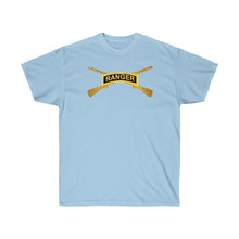 Load image into Gallery viewer, Unisex Ultra Cotton Tee - Ranger - Airborne Infantry Front - Back - Mass Tactical Airborne Operation