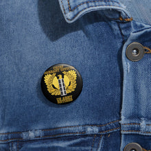 Load image into Gallery viewer, Custom Pin Buttons - Army - Emblem - Warrant Officer - CW4 - Retired