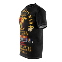 Load image into Gallery viewer, Unisex AOP Cut & Sew Tee - USMC - Afghanistan War Veteran - 3rd Bn, 5th Marines - OEF w CAR AFGHAN SVC