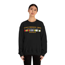 Load image into Gallery viewer, Unisex Heavy Blend Crewneck Sweatshirt - Navy - Cuban Missile Crisis w AFEM COLD SVC
