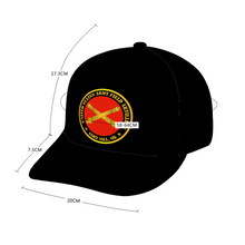 Load image into Gallery viewer, US Army Field Artillery Ft SIll Ok w Branch - AOP - Print Unisex Adjustable Curved Bill Baseball Hat
