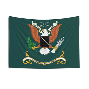 Indoor Wall Tapestries - 5th Special Forces Group - Regimental Colors Tapestry