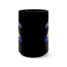 Load image into Gallery viewer, Black Mug 15oz - Army - 7th United States Army w 7 Steps Hell w Scroll
