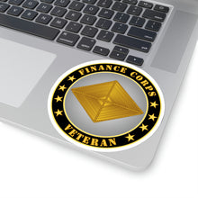 Load image into Gallery viewer, Kiss-Cut Stickers - Army - Finance Corps Veteran