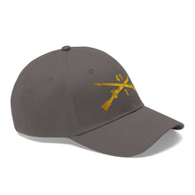 Load image into Gallery viewer, Unisex Twill Hat - 1st Battalion, 41st Infantry Regiment with Infantry Branch without Text - Direct to Garment (DTG) - Printed