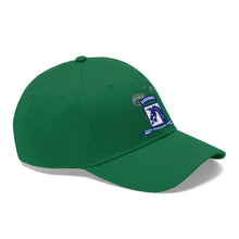 Load image into Gallery viewer, Twill Hat - Army - XVIII Airborne Corps w Parachute - Ribbon - Hat - Direct to Garment (DTG) - Printed