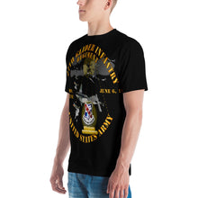 Load image into Gallery viewer, All-Over Print Men's Crew Neck T-Shirt - 327th Glider Inf - D-Day