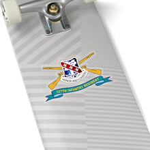 Load image into Gallery viewer, Kiss-Cut Stickers - Army - 327th Infantry Regiment - DUI w Br - Ribbon X 300