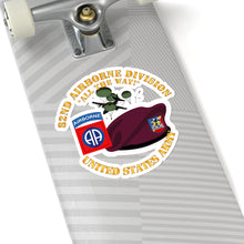 Load image into Gallery viewer, Kiss-Cut Stickers - Army - 82nd Airborne Div - Beret - Mass Tac - Maroon - 82nd Avn Regt