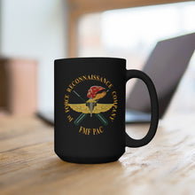 Load image into Gallery viewer, Black Mug 15oz - USMC - 1st Force Recon Company wo BckGrd