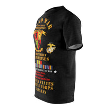Load image into Gallery viewer, Unisex AOP Cut & Sew Tee - USMC - Iraq War Veteran - 3rd Bn, 5th Marines w CAR IRAQ SVC