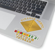 Load image into Gallery viewer, Kiss-Cut Stickers - Army - Finance Corps - Vietnam Vet w VN SVC X300