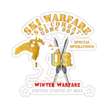 Load image into Gallery viewer, Kiss-Cut Stickers - SOF - USMC Special Operations - Ski Warfare - Ski Combat - Winter Warfare X 300