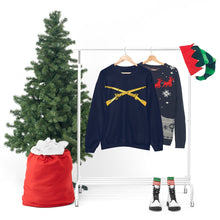 Load image into Gallery viewer, Unisex Heavy Blend Crewneck Sweatshirt - Army - Infantry Branch - Crossed Rifles