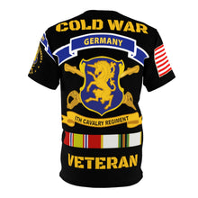 Load image into Gallery viewer, Unisex AOP - 6th Armored Cavalry Regiment , VII Corps, 7th US Army, Straubing, Germany with Cold War Service Ribbons