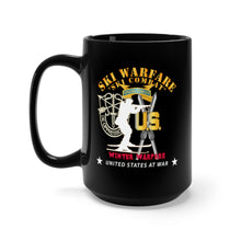 Load image into Gallery viewer, Black Mug 15oz - SOF - Special Forces - Ski Warfare - Ski Combat - Winter Warfare X 300