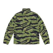 Load image into Gallery viewer, Men's Puffer Jacket (AOP) - Vietnam Military Tiger Stripe Jungle Camouflage