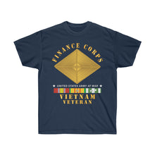 Load image into Gallery viewer, Unisex Ultra Cotton Tee - Army - Finance Corps - Vietnam Vet w VN SVC X300