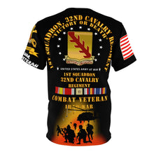 Load image into Gallery viewer, Unisex AOP - 1st Squadron, 32nd Cavalry Regiment (Air Assault), Operation Iraqi Freedom with Iraq Service Ribbons