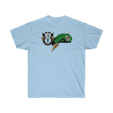 Load image into Gallery viewer, Unisex Ultra Cotton Tee - 5th Special Forces Group (Airborne) Beret/Dagger - Vietnam Veteran with Vietnam Map
