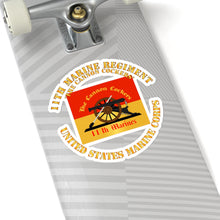 Load image into Gallery viewer, Kiss-Cut Stickers - USMC - 11th Marine Regiment - The Cannon Cockers
