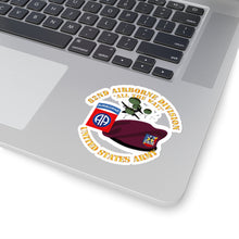 Load image into Gallery viewer, Kiss-Cut Stickers - Army - 82nd Airborne Div - Beret - Mass Tac - Maroon - 82nd Avn Regt