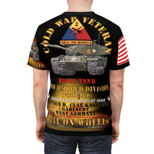 Load image into Gallery viewer, AOP - Cold War Vet - 2nd Armored Division - Lucius D. Clay Kaserne, Garlstedt, Germany - M60A1 Tank w Cold Svc X 300 - V1