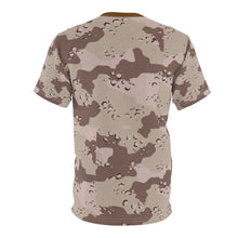 Load image into Gallery viewer, AOP Tee - Military Chocolate Chip Desert Camouflage Shirt