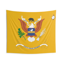 Load image into Gallery viewer, Indoor Wall Tapestries - 1st Battalion, 8th Cavalry Regiment - (Honor and Courage) - Regimental Colors Tapestry