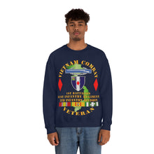 Load image into Gallery viewer, Unisex Heavy Blend Crewneck Sweatshirt - Army - Vietnam Combat Vet - 1st Bn 61st Infantry - 5th Inf Div Ssi