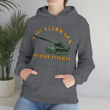 Load image into Gallery viewer, Unisex Heavy Blend™ Hooded Sweatshirt - Army - M107 - 175mm Gun - Artillery Veteran