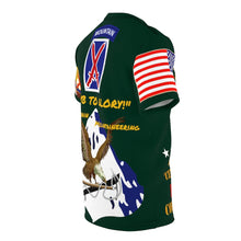 Load image into Gallery viewer, AOP - Army - 10th Mountain Division - Climb to Glory - REFORGER 90, Centurion Shield - Cold War Service Ribbons - Dark Green