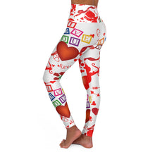 Load image into Gallery viewer, High Waisted Yoga Leggings - Love Leggings