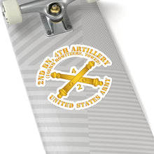 Load image into Gallery viewer, Kiss-Cut Stickers - Army - 2nd Bn 4th Field Artillery Regt - 105mm w Arty Br