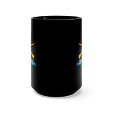 Load image into Gallery viewer, Black Mug 15oz - Army - 180th Infantry Regiment w Br - Ribbon X 300