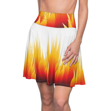 Load image into Gallery viewer, Women's Skater Skirt (AOP) - Flaming Skirt