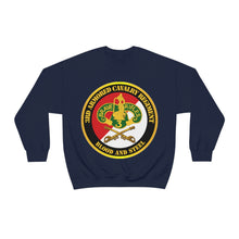Load image into Gallery viewer, Unisex Heavy Blend Crewneck Sweatshirt - Army - 3rd Armored Cavalry Regiment DUI - Red White - Blood and Steel