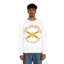 Load image into Gallery viewer, Unisex Heavy Blend Crewneck Sweatshirt - Army - 2nd Bn 4th Field Artillery Regt - 105mm w Arty Br