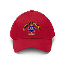 Load image into Gallery viewer, Twill Hat - CAP - Civil Air Patrol Veteran - Hat - Direct to Garment (DTG) - Printed