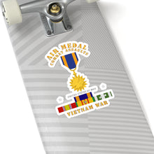 Load image into Gallery viewer, Kiss-Cut Stickers - Army - Air Medal - Combat Assaults w VN SVC w Air Medal Ribbon